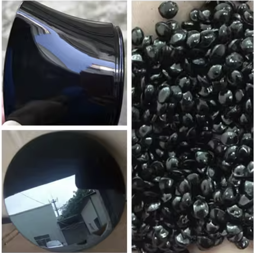 Black masterbatch sample view