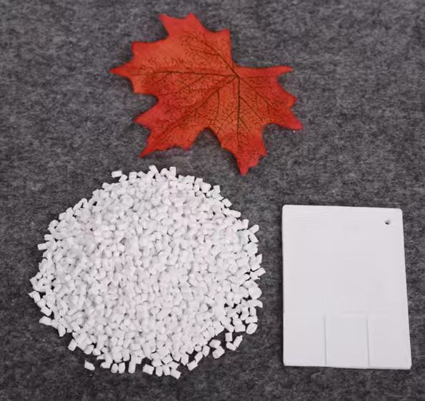 ABS-focused white masterbatch sample